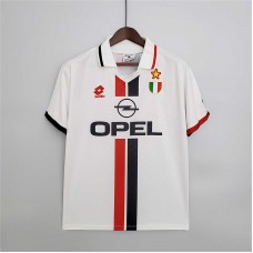 AC Milan 96/97 Away White Soccer Jersey